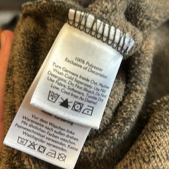 Eddie Bauer men’s quarter snap fleece sweater size large - Picture 8 of 8